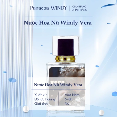 Nước Hoa Nữ Windy Vera 50ml - Rạng Rỡ, Quý Tộc, Xịt Tiện Lợi, Lưu Hương 6-8h, Giá Ưu Đãi 29.000₫ 2