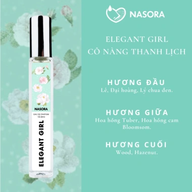 Nước hoa nữ xịt 10ml BY NASORA - Hương quyến rũ, gợi cảm, ngọt ngào, cá tính, nguyên liệu Pháp - Giá chỉ 35.000₫ 3