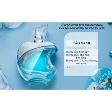 Nước hoa nữ xịt toàn thân 30ml hương táo ngọt ngào dịu nhẹ giữ mùi lâu giá ưu đãi 49.500đ 5