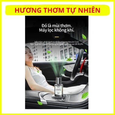 Nước hoa ô tô 3 chế độ thông minh - Cao cấp, thơm lâu, thoáng mát hương hoa nhài 600.000₫ 4