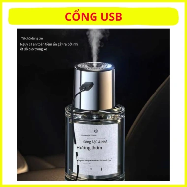Nước hoa ô tô 3 chế độ thông minh - Cao cấp, thơm lâu, thoáng mát hương hoa nhài 600.000₫ 7