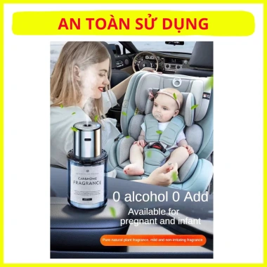 Nước hoa ô tô 3 chế độ thông minh - Cao cấp, thơm lâu, thoáng mát hương hoa nhài 600.000₫ 9
