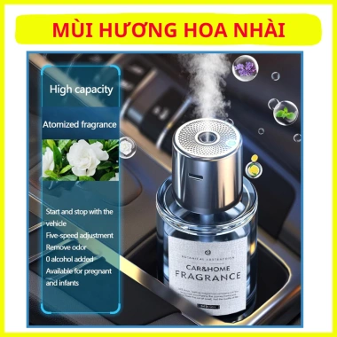 Nước hoa ô tô 3 chế độ thông minh - Cao cấp, thơm lâu, thoáng mát hương hoa nhài 600.000₫ 10