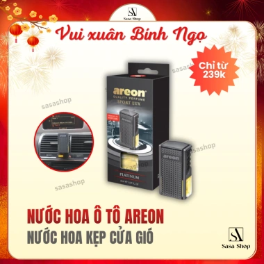 Nước hoa Ô Tô Areon chính hãng - kẹp cửa gió, lưu hương bền lâu, giá 229.000 VND