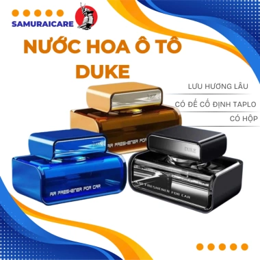 Nước hoa ô tô cao cấp Duke 100% thiên nhiên – Khử mùi, chống say xe, chính hãng, chỉ 228.000₫ Nước hoa ô tô cao cấp Duke 100% thiên nhiên – Khử mùi, chống say xe, chính hãng, chỉ 228.000₫