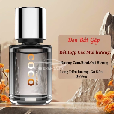 Nước hoa ô tô COCO 160ml - Khử mùi hiệu quả, thiết kế sang trọng, giảm giá 185.000đ