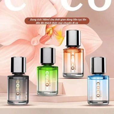 Nước hoa ô tô COCO cao cấp Mùi nhẹ, khử mùi, chống say xe, giảm giá 20% 200.000₫ 2 Nước hoa ô tô COCO cao cấp Mùi nhẹ, khử mùi, chống say xe, giảm giá 20% 200.000₫ 2