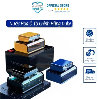 Nước Hoa Ô Tô Duke Chính Hãng Chiết Xuất Tự Nhiên Khử Mùi Chống Say Xe Giá 165k