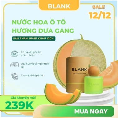 Nước hoa ô tô hương dưa gang 50ml - Khử mùi, thư giãn, cao cấp, giảm giá 259k