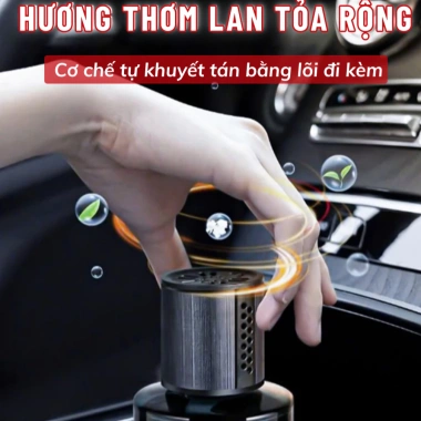 Nước hoa ô tô XCHAT hương hoa, gỗ trầm ấm, khử mùi, chống say xe, bảo hành 12 tháng 499k