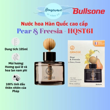 Nước hoa ôtô Bullsone Grasse Diffuser 105ml Grapefruit Peony - Chính hãng, 279k 5 Nước hoa ôtô Bullsone Grasse Diffuser 105ml Grapefruit Peony - Chính hãng, 279k 5