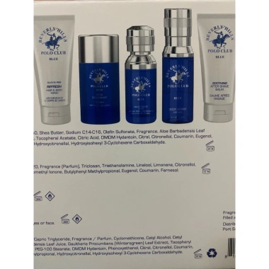 Nước hoa POLO Set 5 món cho Nam - Beverly Hills Polo Club Blue giảm giá 20% 2.15tr