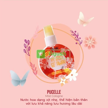 Nước hoa Pucelle Mist Cologne Perfect Getway đỏ 75ml mini cho bé gái – mùi ngọt, dạng xịt, giá rẻ 59k 4