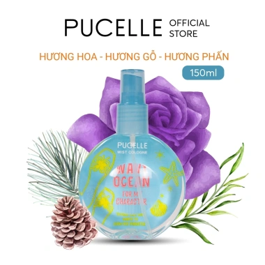 Nước Hoa PUCELLE Mist Cologne Wavy Ocean 150ml - Hương Biển Rực Rỡ, Giá chỉ 47.126₫ 4