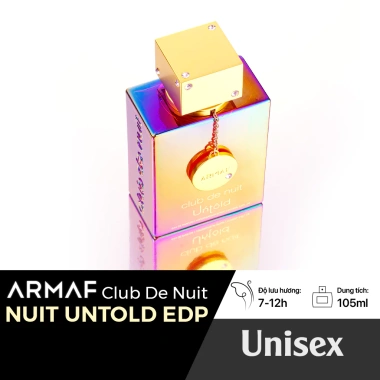 Nước hoa Unisex ARMAF Club de Nuit Untold 105ml - Giá 1.251.300₫, hương sang, lưu hương lâu