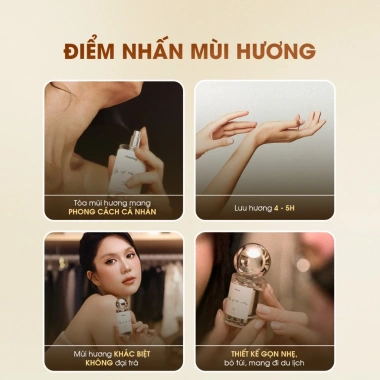 Nước hoa unisex ChaChing 10ml-45ml Hương linh lan gió biển thơm lâu khử mùi cơ thể Giá 215.000 VND 4 Nước hoa unisex ChaChing 10ml-45ml Hương linh lan gió biển thơm lâu khử mùi cơ thể Giá 215.000 VND 4