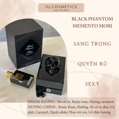 Nước hoa Unisex Kilian Black Phantom EDP 50ml - Đầu lâu quyến rũ, giảm 18% 3