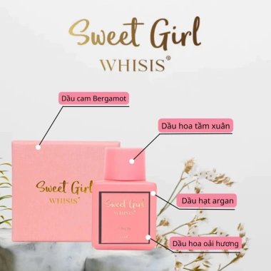 Nước hoa vùng kín Whisis Sweet Girl Inner 5ml – Hương ngọt dịu nhẹ, giảm giá 210.000₫ (Giá gốc 266.700₫) 3