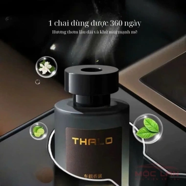 Nước hoa xe ô tô Thalo hương thơm tự nhiên khử mùi, chống say xe - Giá 95.000₫