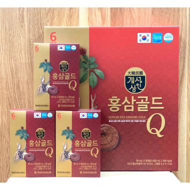 Nước Hoàng Sam Nhung Hươu Linh Chi Hàn Quốc - Hộp 30 gói 50ml, giảm còn 300.000đ