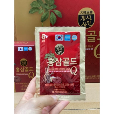 Nước Hoàng Sam Nhung Hươu Linh Chi Hàn Quốc - Hộp 30 gói 50ml, giảm còn 300.000đ