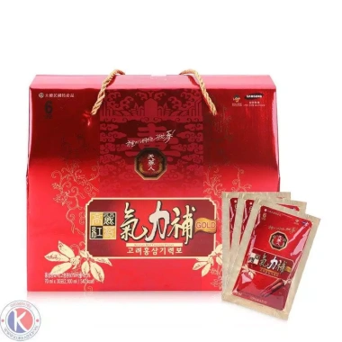 Nước Hồng Sâm 6 Năm Tuổi Bio Hàn Quốc - Hộp 30 gói 70ml, giảm còn 500.000₫