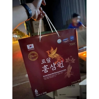 Nước Hồng sâm 6 năm tuổi Phượng Hoàng 30 gói 70ml - Giá ưu đãi 400.000 VND, tăng sức đề kháng, năng lượng 4
