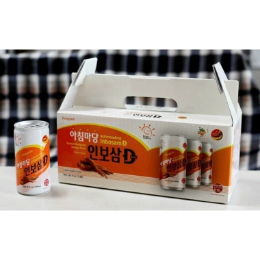 Nước Hồng Sâm Achimadang 10 lon 180ml Giá giảm 115k tăng sức đề kháng năng lượng 7
