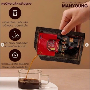 Nước hồng sâm cao cấp Manyoung - Tăng sức đề kháng, nâng năng lượng, chỉ 468.000₫ 4