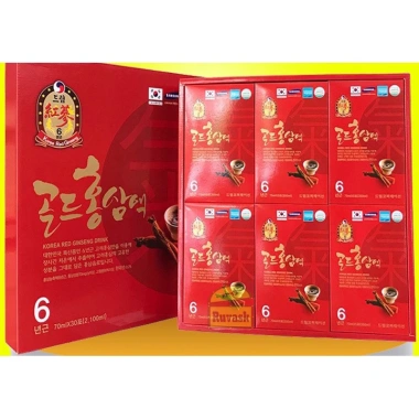 Nước Hồng Sâm Dream 6 Năm Tuổi Hàn Quốc 30 Gói 70ml - Giá 355k, Tăng Sức Đề Kháng