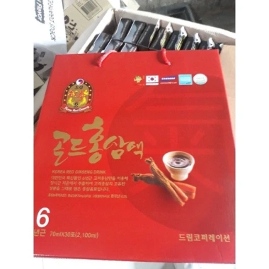 Nước Hồng Sâm Dream 6 Năm Tuổi Hàn Quốc 30 Gói 70ml - Giá 355k, Tăng Sức Đề Kháng 6 Nước Hồng Sâm Dream 6 Năm Tuổi Hàn Quốc 30 Gói 70ml - Giá 355k, Tăng Sức Đề Kháng 6