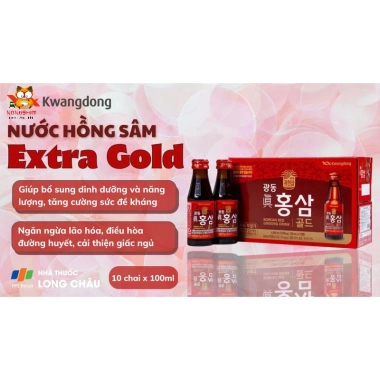 Nước Hồng Sâm Extra Gold Kwangdong 10 chai – Bổ Dinh Dưỡng, Tăng Sức Đề Kháng, 250k VNĐ 3