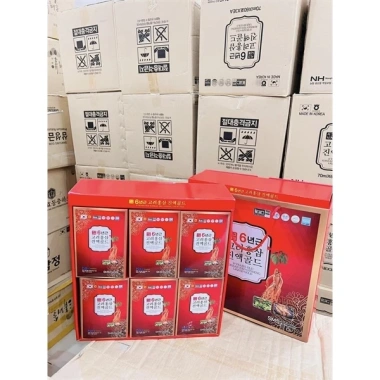 Nước hồng sâm Gold 6 năm tuổi Hàn Quốc 70ml - Hộp 60 gói, tăng dung tích, 315.000đ 5