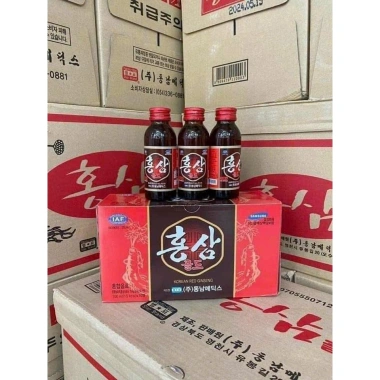 Nước Hồng Sâm Hàn Quốc 10 chai - Giảm giá 85.000đ, tăng sức khỏe, năng lượng