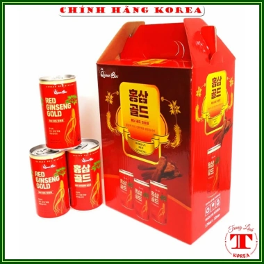 Nước hồng sâm Hàn Quốc 12 lon 175ml - Korean Red Ginseng Gold, giảm còn 175.000₫ 2 Nước hồng sâm Hàn Quốc 12 lon 175ml - Korean Red Ginseng Gold, giảm còn 175.000₫ 2