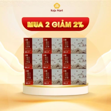 Nước hồng sâm Jung Kian 6 năm tuổi Hàn Quốc - Giá 375.000đ, tăng sức khỏe, năng lượng 8