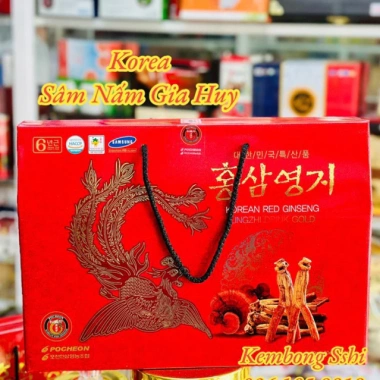 Nước Hồng Sâm Linh Chi Pocheon Hàn Quốc 30 gói 70ml - Tăng sức đề kháng, giảm mệt mỏi, giá chỉ 539.000 VND