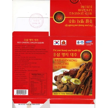 Nước hồng sâm Linh Chi táo đỏ Hàn Quốc - Giảm giá 250k, sức khỏe tăng cường