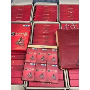 Nước Hồng Sâm, Nấm Linh Chi, Lộc Nhung Hương Q Plus - Nội Địa Hàn Quốc, 295.000 VND