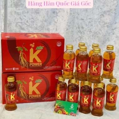 Nước Hồng Sâm Nguyên Củ K-Power GBC Hàn Quốc 120ml - Chính hãng, Giá 45.000, Rẻ Nhất