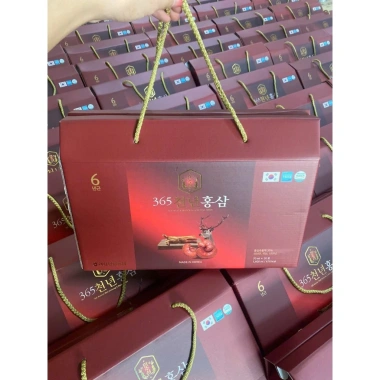 Nước Hồng Sâm Nhung Hương Linh Chi 365 Hàn Quốc - Hộp 20 gói, Sẵn Hàng, Giá Ưu Đãi 283.000đ 4