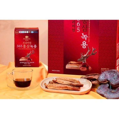 Nước Hồng Sâm Nhung Hươu Linh Chi 365 Hankwanjang 70ml x20 - Bổ sức khỏe, tăng đề kháng, 449.000₫