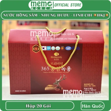 Nước Hồng Sâm Nhung Hươu Linh Chi Hàn Quốc Chính Hãng – Giá ưu đãi 290.000₫