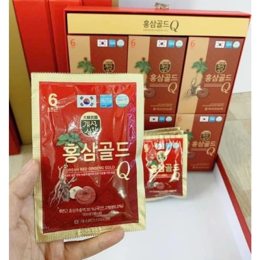 Nước Hồng Sâm Nhung Hươu Linh Chi Q Gold 30 gói 50ml - Giá 299k, tăng sức đề kháng 3