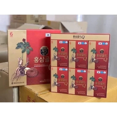 Nước Hồng Sâm Nhung Hươu Linh Chi Q Gold 30 gói 50ml - Giá 299k, tăng sức đề kháng 4