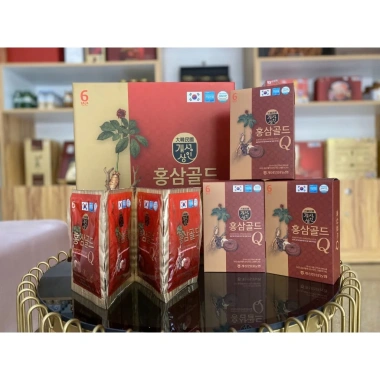 Nước Hồng Sâm Nhung Hươu Linh Chi Q Gold 30 gói 50ml - Giá 299k, tăng sức đề kháng 6