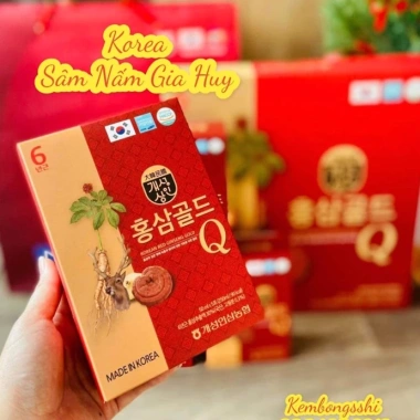 Nước Hồng Sâm Nhung Hươu Linh Chi Q Plus Hàn Quốc 30 gói 50ml - Giá chỉ 299.000đ, giảm 22% 4