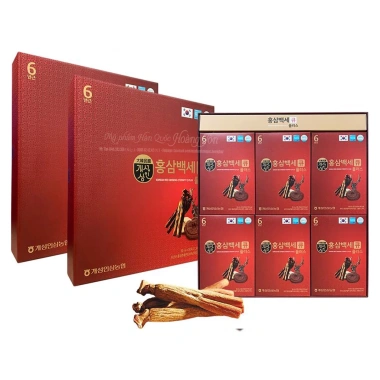 Nước Hồng Sâm Nhung Hươu Linh Chi Q Plus Hàn Quốc - Hộp 30 gói 50ml, Giá ưu đãi 345.000đ, Quà Tết sức khỏe 2