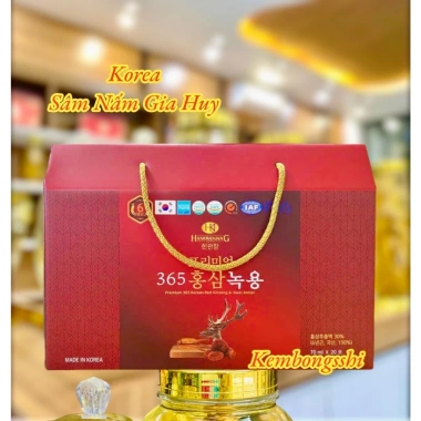 Nước Hồng Sâm Nhung Hươu NONGHUYP Hàn Quốc 20 gói Giá 269k Tăng đề kháng