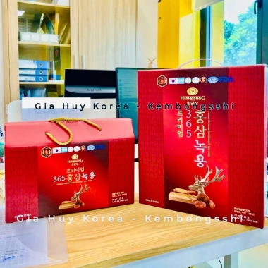 Nước Hồng Sâm Nhung Hươu NONGHUYP Hàn Quốc 20 gói Giá 269k Tăng đề kháng